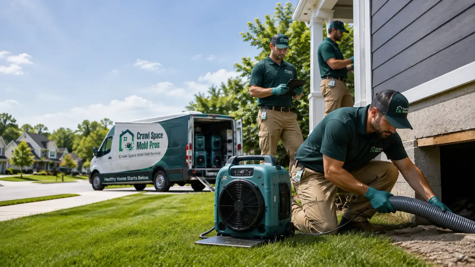 Crawl Space Mold Removal in Cambridge, MN